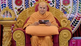 Mahant Swami Maharaj Ashirwad baps bapsmandir ashirwad [upl. by Papert556]