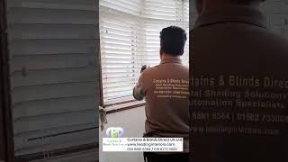 Wooden venetian blinds  wwwleadinginteriorscom London GreaterLondon Middlesex Hertfordshire londo [upl. by Notrub575]