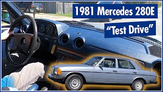 1981 Mercedes 280E  GAS NOT DIESEL  Test Drive  Tobin Motor Works [upl. by Meeks]