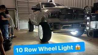 10 Row wheel light install 2012 Ram [upl. by Aleac448]