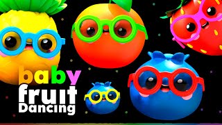 FRUITS DANCING in the SUMMER 🏖️🍍🌞🏊‍♂️🍹🏝️ Sensory Video with dance music [upl. by Bekah112]