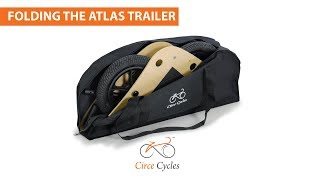 Circe Cycles Atlas folding trailer [upl. by Onej990]