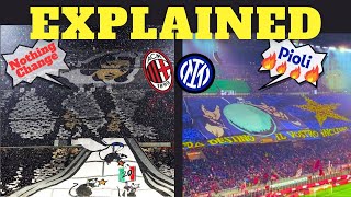 Milan vs Inter Choreography 🔥 the TRUTH behind the banters and the chants [upl. by Claudette]