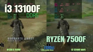 i3 13100f ddr5 vs Ryzen 7500f [upl. by Ahcrop938]