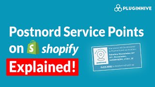 PostNord Service Points on Shopify [upl. by Eillat]