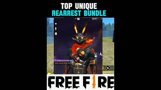 Garena🥺 TOP UNIQUE BUNDLE IN FREE FIRE 😱🔥GameTech2  shorts trending freefire [upl. by Enoval]