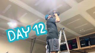 Install a Honeywell Shop Light and Weight Loss Update  Day 12 [upl. by Isnan]