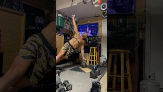 Full Kettlebell Workout fitnessover40 kettlebell fitnessmotivation garagegym homegym workout [upl. by Nandor]