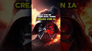 Sabías que la voz de Darth Vader fue recreada con IA 😮 shorts [upl. by Demetra]