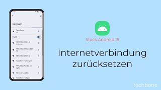 Internetverbindung zurücksetzen Android 15 [upl. by Birkett]