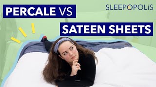 Percale vs Sateen Sheets  Whats the Difference [upl. by Adiaz]