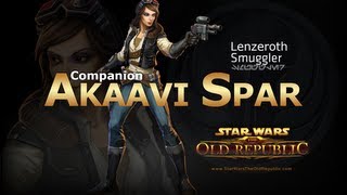 SWTOR Smuggler  Akaavi Spar Romance Conversations [upl. by Nager]