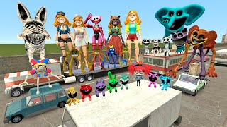 🚗 FREEWAY ALL MISS DELIGHT FAMILY ROBLOX INNYUME SMILEYS STYLIZED ZOONOMALY IN BIG CITY IN GMOD [upl. by Ruella]