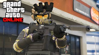 GTA 5 ONLINE  TRAJE DE GUERRA MILITAR DOIS TONS 167 [upl. by Honig]