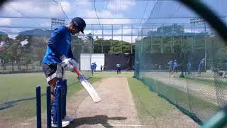 MS Dhoni sharpens batting skill before 3rd ODI against Sri Lanka [upl. by Llerred721]