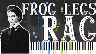 James Scott  Frog Legs Rag 1906 Ragtime Piano Synthesia [upl. by Acirne5]