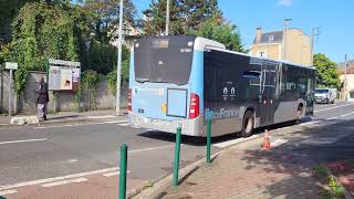 Départ dun Citaro C2 Val Parisis n°241264 à Gare de Sannois sur la ligne 9529 [upl. by Anahpets]