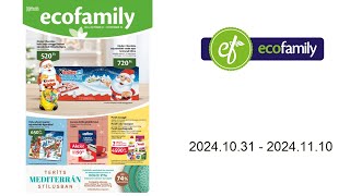 EcoFamily akciós újság HU 20241031  20241110 [upl. by Hirasuna]