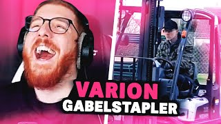 Unge REAGIERT auf VARION Gabelstapler 🚜 ungespielt Reaktion [upl. by Enert]