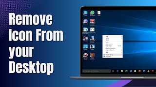 How To Remove Desktop Icons Without Deleting Them In Windows  Full Guide [upl. by Phillida]