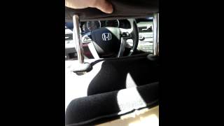 How to unlock Honda Accord headrest that is angled [upl. by Howland]