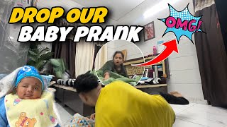 I DROPPED OUR BABY  prank on wife and mom  Mom got super angry  jeet thakur pranks [upl. by Sukey609]