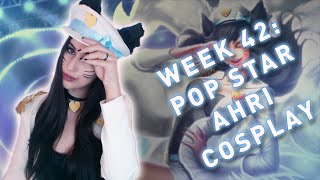 League Highlights Week 42 Popstar Ahri Pearl Chroma Cosplay Stream [upl. by Kliber]