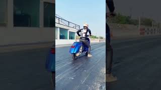 Vespa 402m drag bike 🔥 videoshort vespa vesparace beranda [upl. by Atekram]