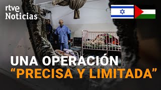 ISRAELGAZA El EJÉRCITO ISRAELÍ DETIENE a un CENTENAR de PERSONAS en el HOSPITAL NASSER  RTVE [upl. by Noj]