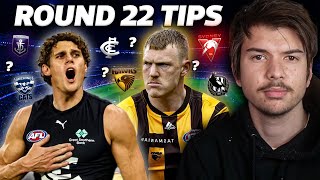 Round 22 AFL Tips  Predictions 2024 [upl. by Ailis422]