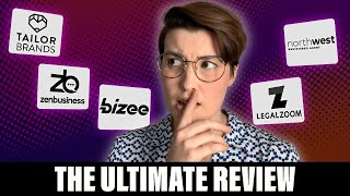 The Ultimate Comparison LegalZoom vs Bizee vs ZenBusiness vs Tailorbrands vs Northwest [upl. by Matti]