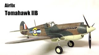 Airfix Curtiss Tomahawk MkIIB  Quick Review 172 scale kit [upl. by Tniassuot]