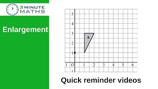 Enlarge triangle A by scale factor 25 centre 01 [upl. by Nata]