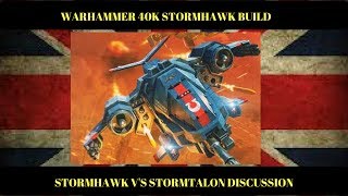 Warhammer 40k Stormhawk unboxingbuild plus Stormalon v Stormtawk discussion [upl. by Khajeh289]