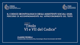 Titoli VI  VII del Codice [upl. by Clarance]