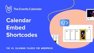 Calendar Embed Shortcodes [upl. by Aspia828]