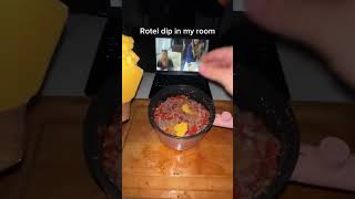 Dorm room hacks Rate this rotel dip from 110 cooking food recipe [upl. by Nylcaj]