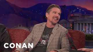 Robin Williams Helped Ethan Hawke Get His First Agent  CONAN on TBS [upl. by Eimot184]