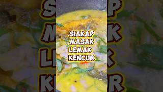 Siakap masak lemak kencur food foodies [upl. by Akemahc]