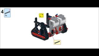 Lego Mindstorms EV3 31313  KRAZ3 Building Instructions [upl. by Assetan]