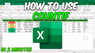 How to Use COUNTIF Function in Excel ✅ Excel Tutorial [upl. by Longmire]