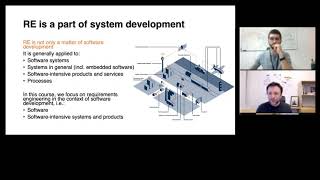 Requirements Engineering Lecture 1 Fundamentals [upl. by Dahl]