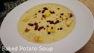 How to make Baked Potato Soup Lubys Restaurant Recipe [upl. by Odlanra]