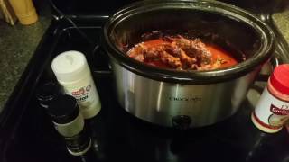 OVERNIGHT CROCKPOT RIBS [upl. by Hcirteid]