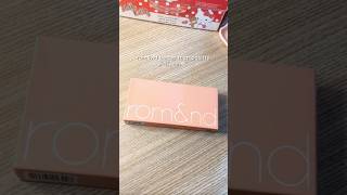 Romand better than palette romand makeup palette unboxing [upl. by Prochoras536]