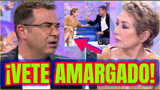 💥 BRUTAL BRONCA de Jorge Javier Vázquez DESTROZADO por Ana Rosa Quintana y AVERGONZADO en Telecinco [upl. by Llebanna5]