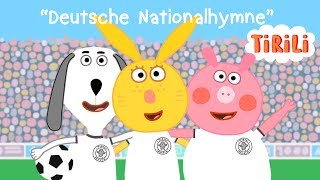 Die deutsche Nationalhymne  Tirili  Kinderlieder zum Mitsingen [upl. by Nadiya]