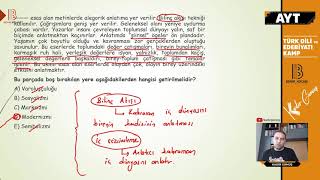 33 AYT Türk Dili Tekrar Kampı  Modernizmi ve Postmodernizmi Esas Alan Hikaye ve Roman Kadir GÜMÜŞ [upl. by Anirt285]