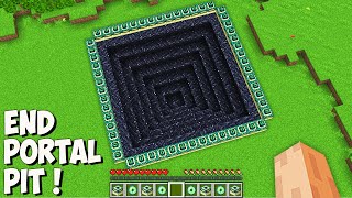 What is HIDDEN inside THE DEEPEST END PORTAL PIT in Minecraft I found THE BIGGEST SECRET PORTAL [upl. by Alla494]