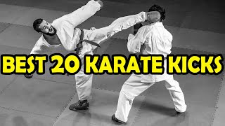 kumite Top 20 Best Karate Kicks [upl. by Eivad]